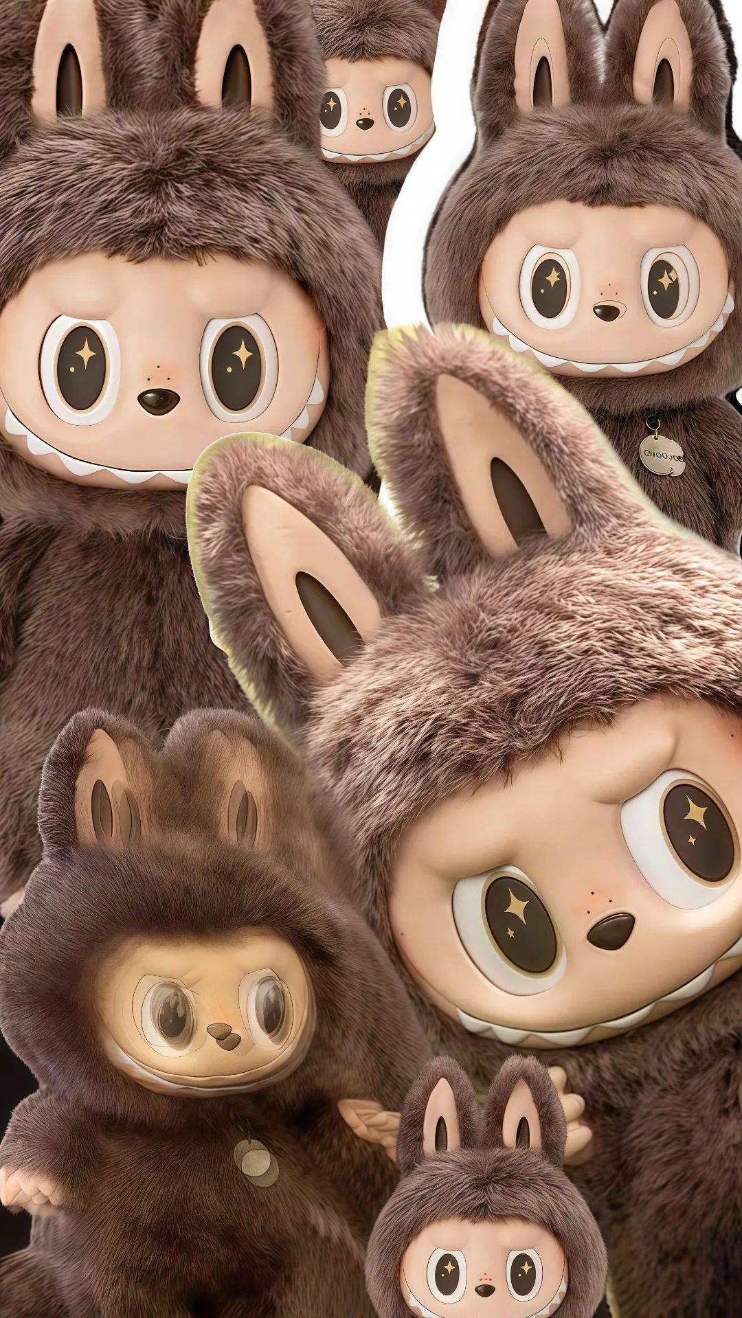【手机壁纸】泡泡玛特MOLLY毛绒兔耳角色群像手机壁纸