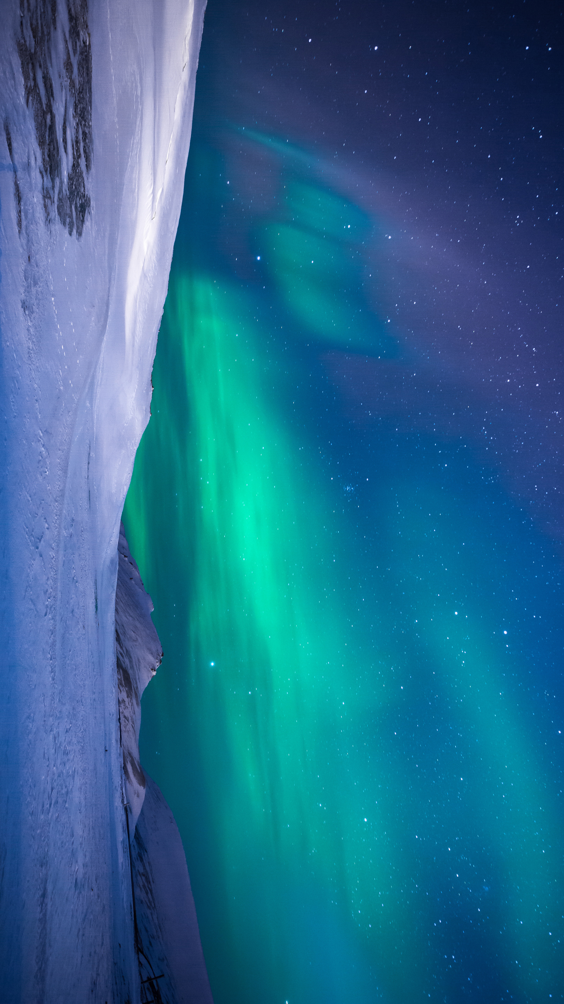 风景北极光极地4k壁纸