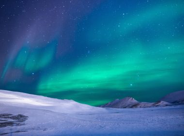 风景北极光极地4k壁纸